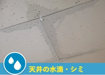 天井の水滴・シミ