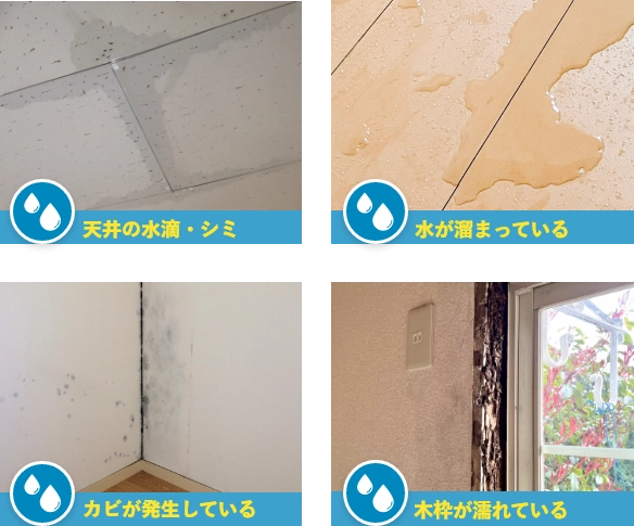 雨漏りの症状