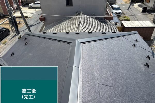 川口市にて雨漏り修理・葺き替え工事〈中古物件のリノベーション工事〉の施工後写真